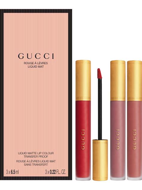 gucci 2 piece set|gucci lipstick gift set.